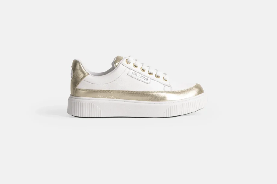 Zapatilla ZA51-24 Blanco/Dorado