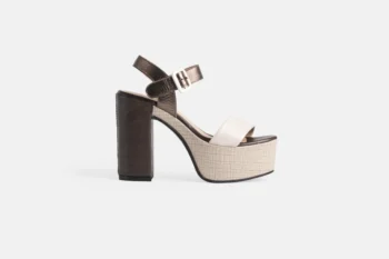 Sandalias PANA-2402 Hueso/ Flotter Plata
