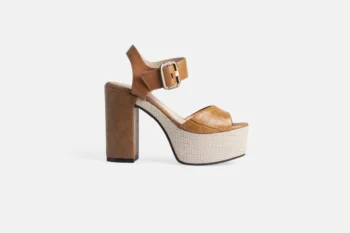 Sandalias PANA-2402 Croco Natural