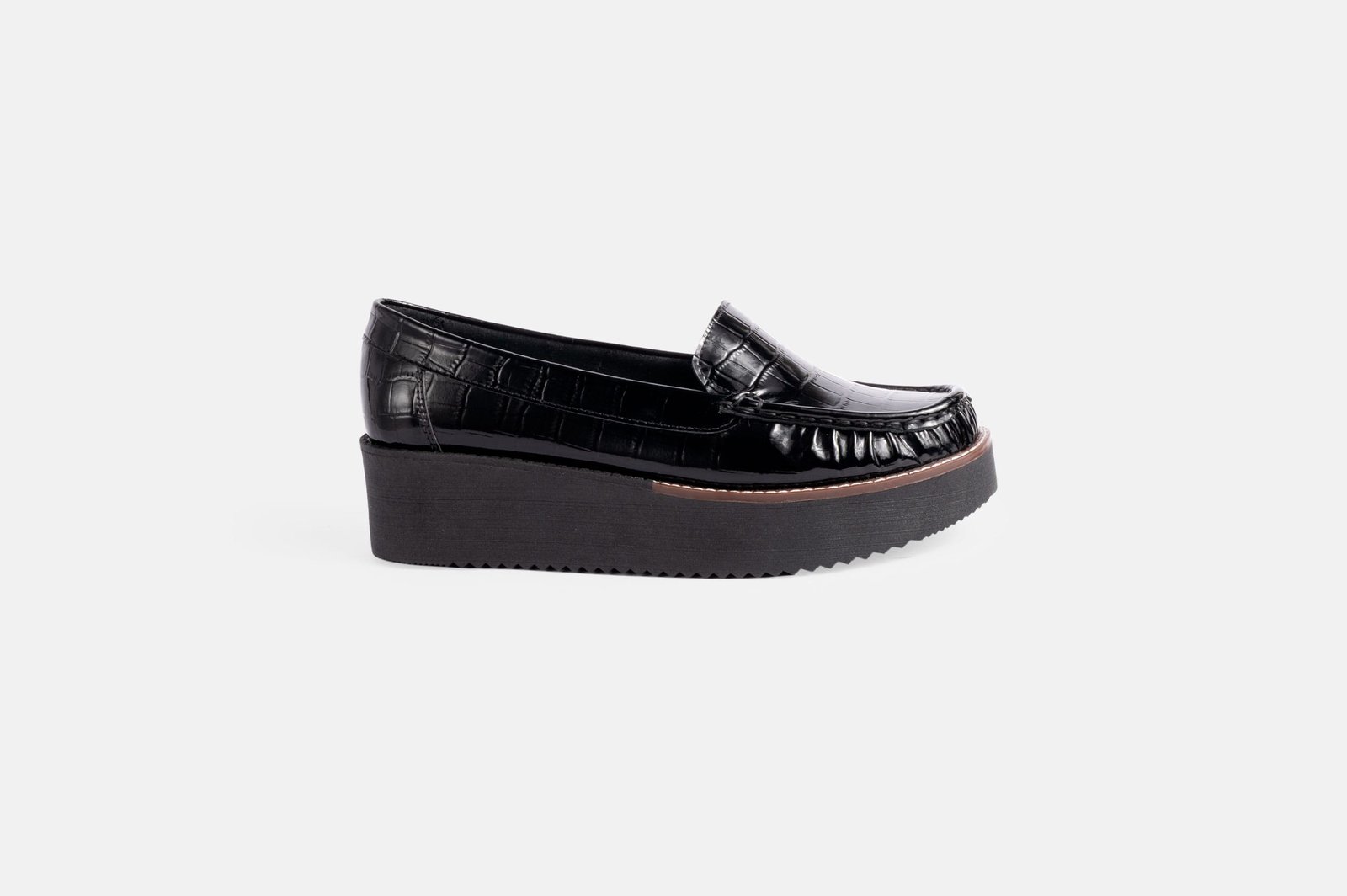 Mocasin MOC-50 Negro Croco