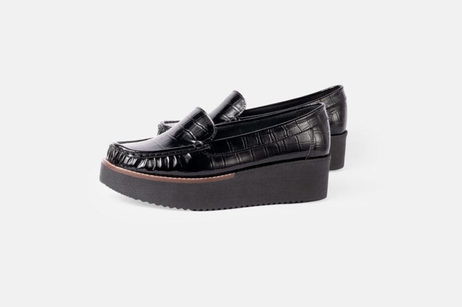 Mocasin MOC-50 Negro Croco
