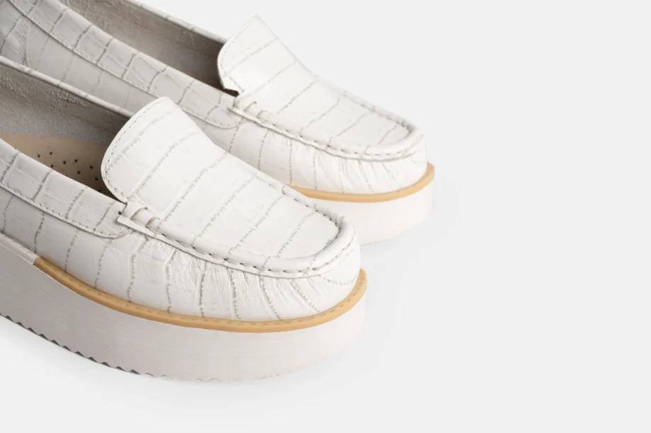 Mocasin MOC 50 Croco hueso