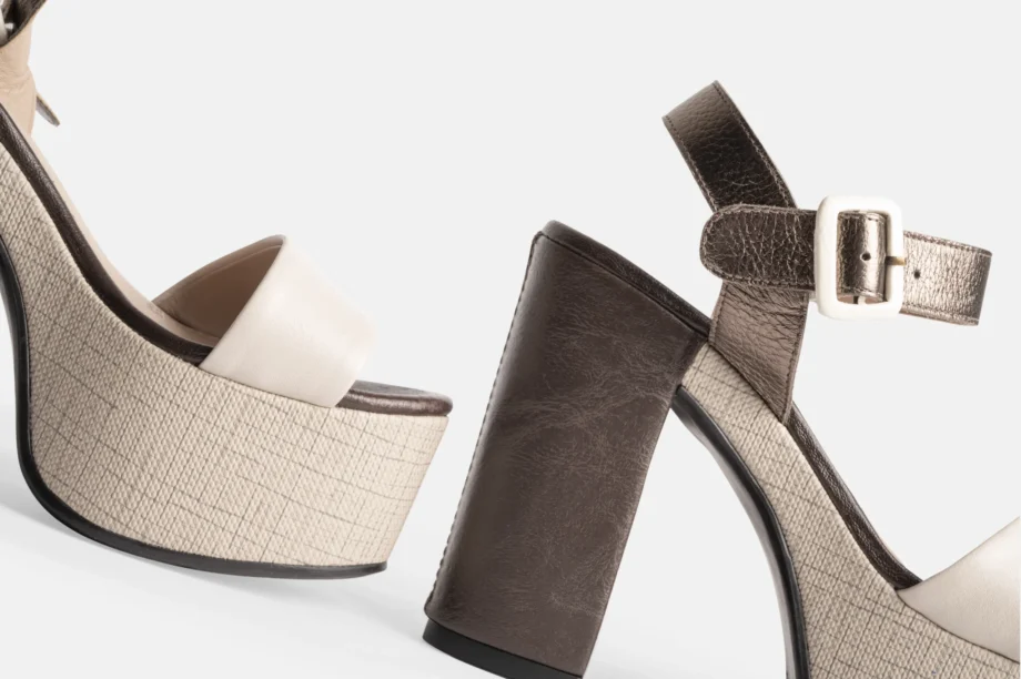 Sandalias PANA-2402 Hueso/ Flotter Plata