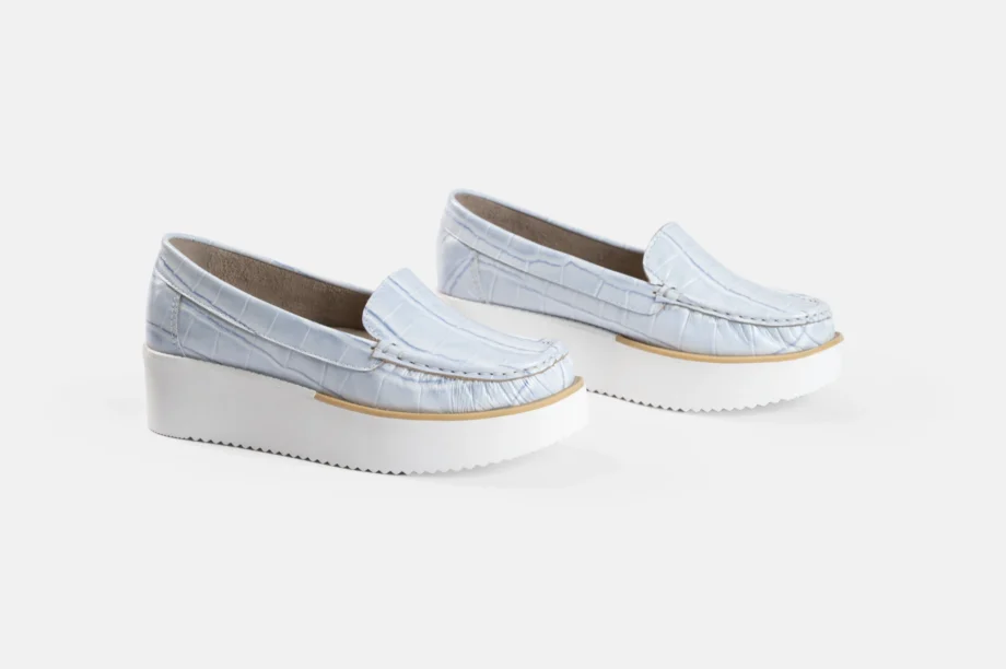 Mocasin MOC 50 Croco Celeste