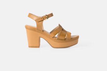 Sandalia de taco HARBOUR Natural