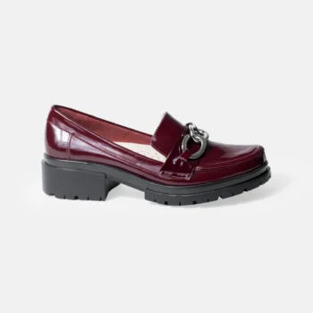 Mocasín ZAC-23 Vino Charol