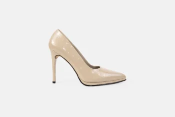 Stiletto EMMA Croco Taupe