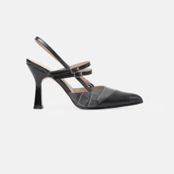 Stiletto 9024-200 Venecia Croco negro
