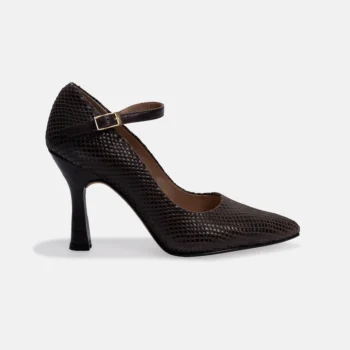 Stilettos EST-90 2024 Folia Reptil Marrón