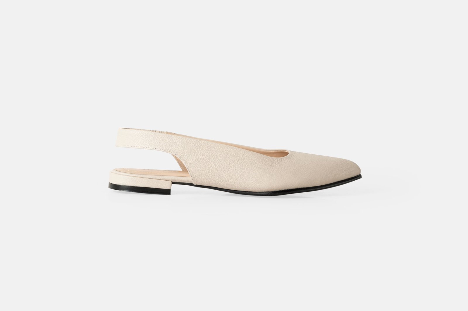Balerina ZOE en Cuero color beige
