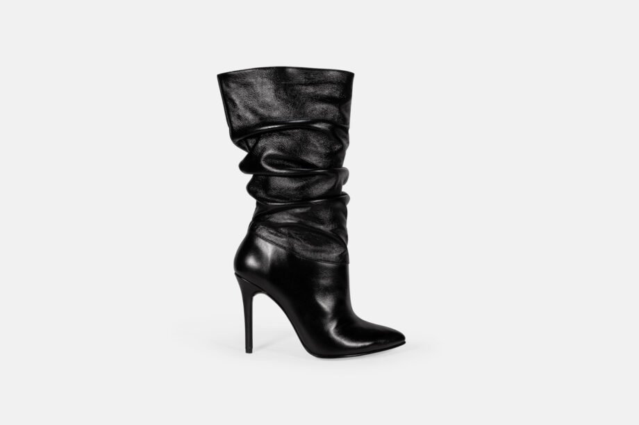 Bota Larga DG-22505 Negro Corrugado
