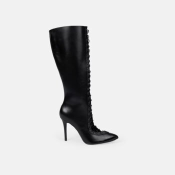 Bota Larga ESCRIBENS Negro con Cordones
