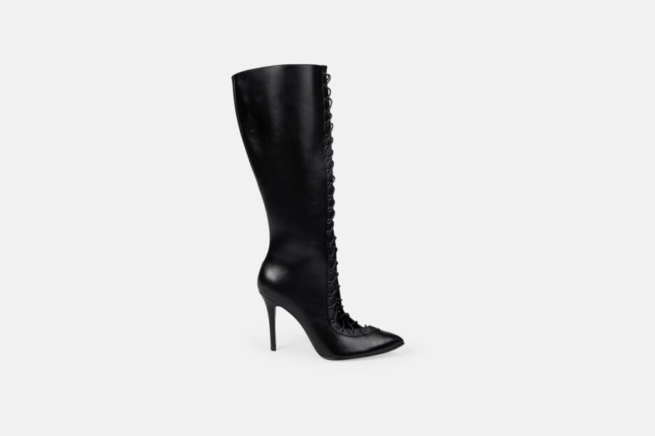 Bota Larga ESCRIBENS Negro con Cordones