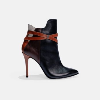 Botin BT-1010 Multicolor negro/vino/natural/beige