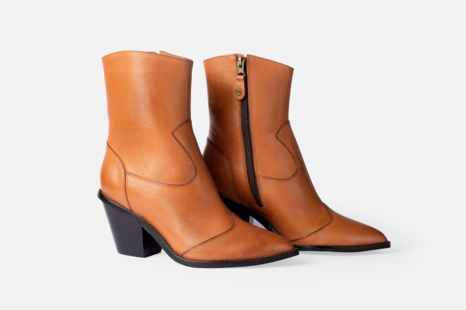 Botin TEX70 Marron y Taco Negro