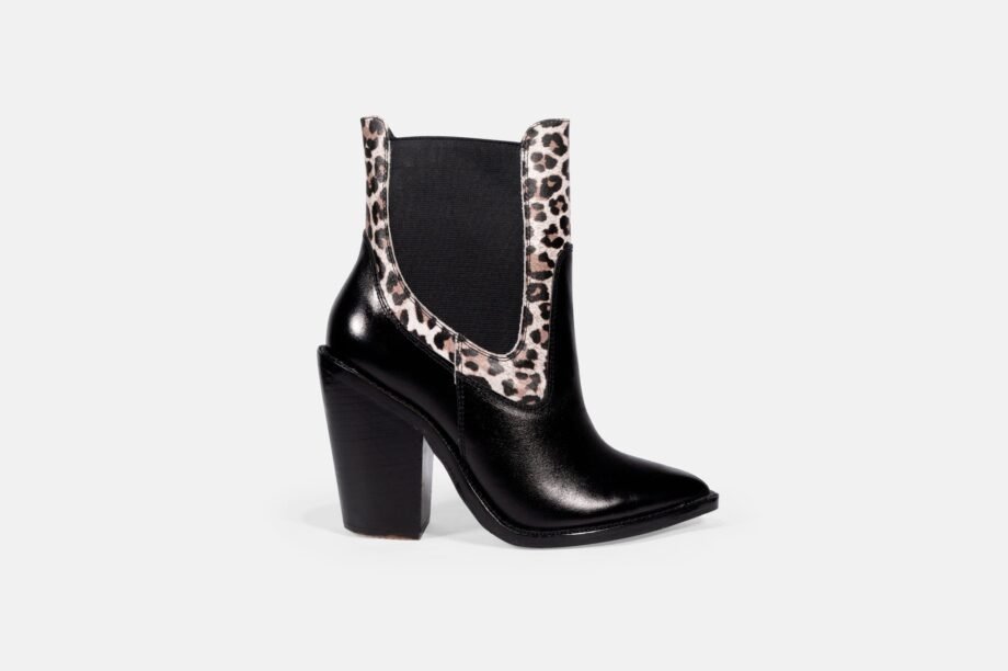 Botin TX-100 Texano Ligas Negro y Print