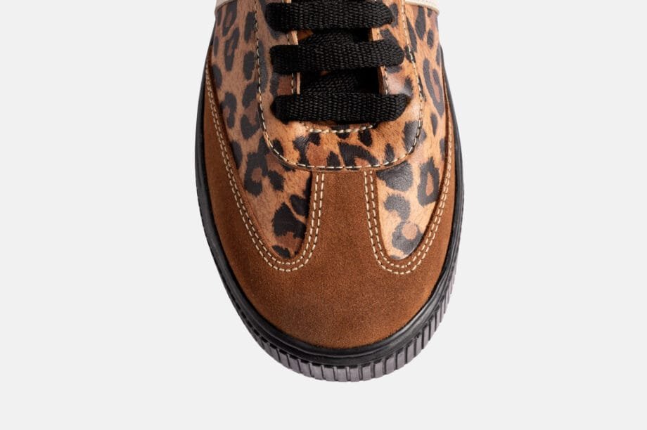 Zapatilla ZAM-04 Leopardo y Gamuza