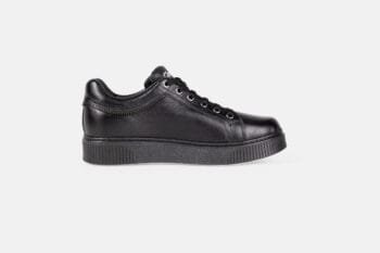 Zapatilla ZA39 de Cuero Negro