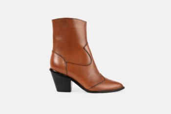 Botin TEX70 Marron y Taco Negro