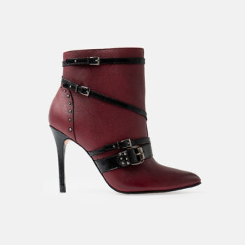 Botin BT-1001 cuero flotter guinda