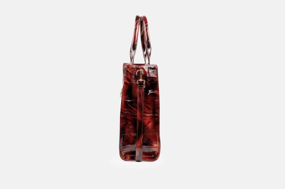 Cartera Bl-08-02 Charol Rojo Roble