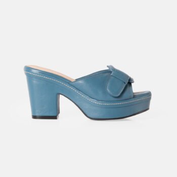 Sandalia de taco HAR-SAND 02 Azul acero