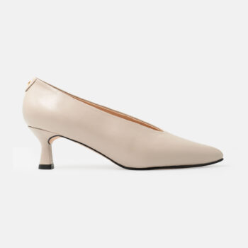 Stiletto SEVILLA Cuero Napa Beige