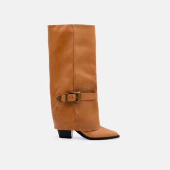 Bota Larga Astrid Cuero Napa Natural