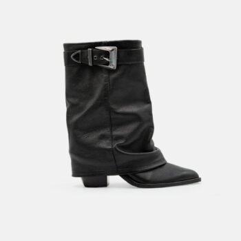 Bota larga JUSTIN TEXAS-M color negro