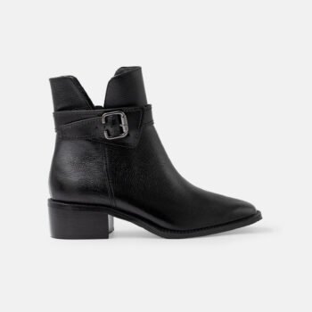 Botin CELES Cuero flotter Negro