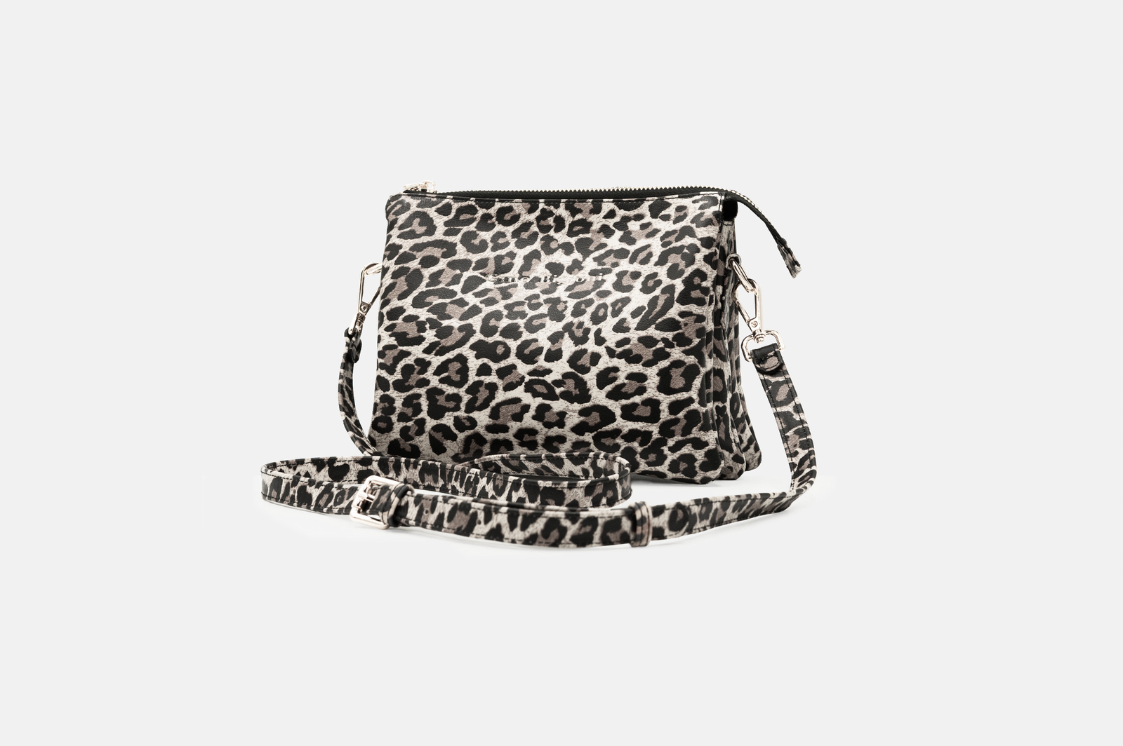 Morral MR-08-26 de cuero folia color hueso AnimalPrint