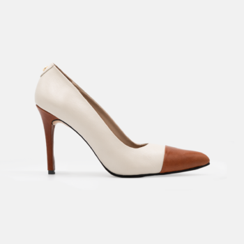 Stiletto SETA Cuero Napa Beige