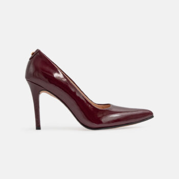 Stiletto Emma Cuero Charol Vino